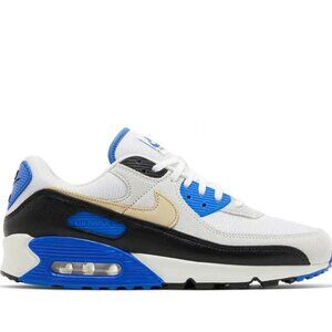 Nike Air Max 90 Premium Khaki Racer Blue Size 10